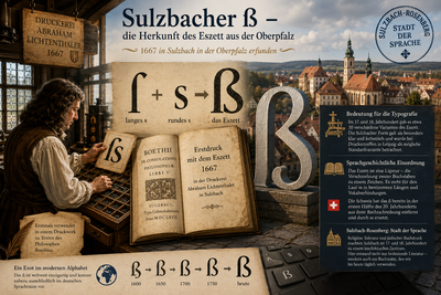 Sulzbacher ß – die Herkunft des Eszett aus der Oberpfalz